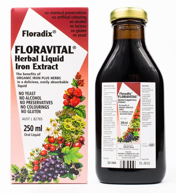 Floradix Floravital Yeast & G/F 250Ml