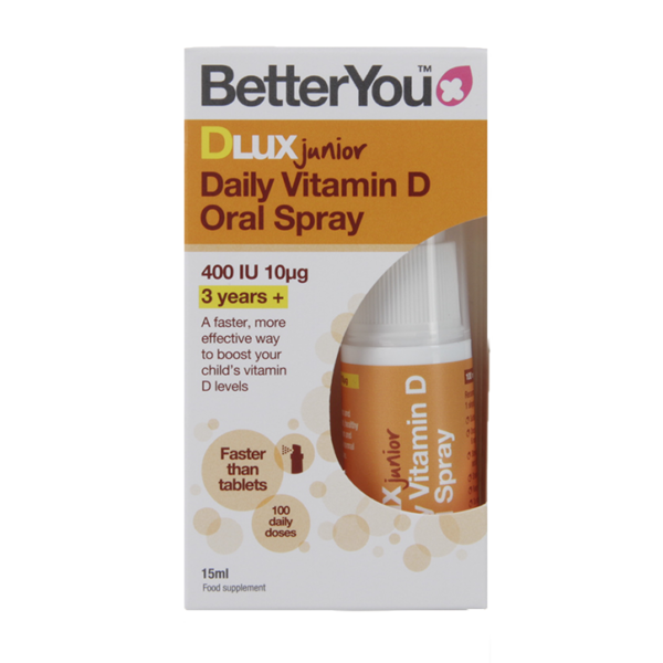 Better You Dlux Junior Vitamin D Oral Spray 400Iu 15Ml