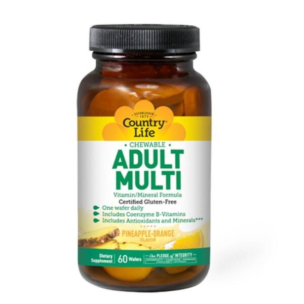 Country Life Adult Mult Vitamin Chewable Formula 60’S