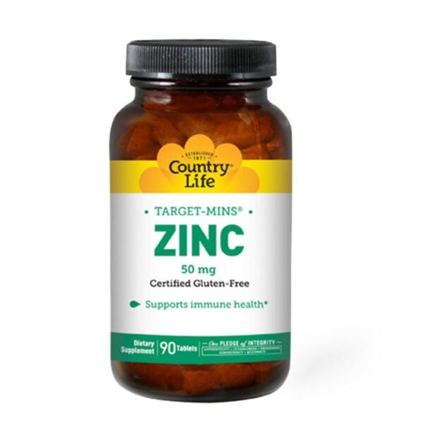 Country Life Zinc 50Mg 90’S