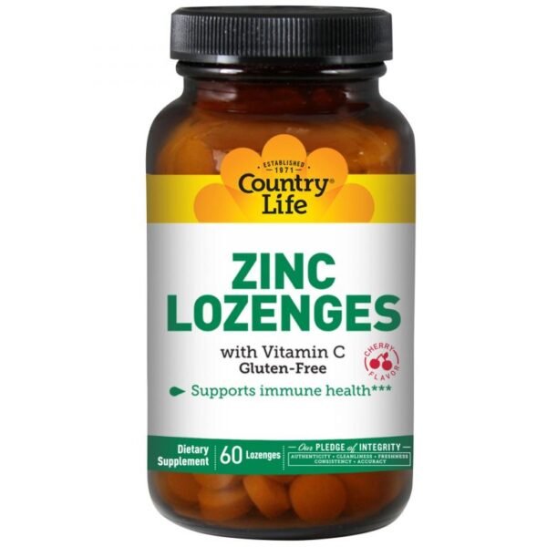 Country Life Zinc Lozenges With Vit C