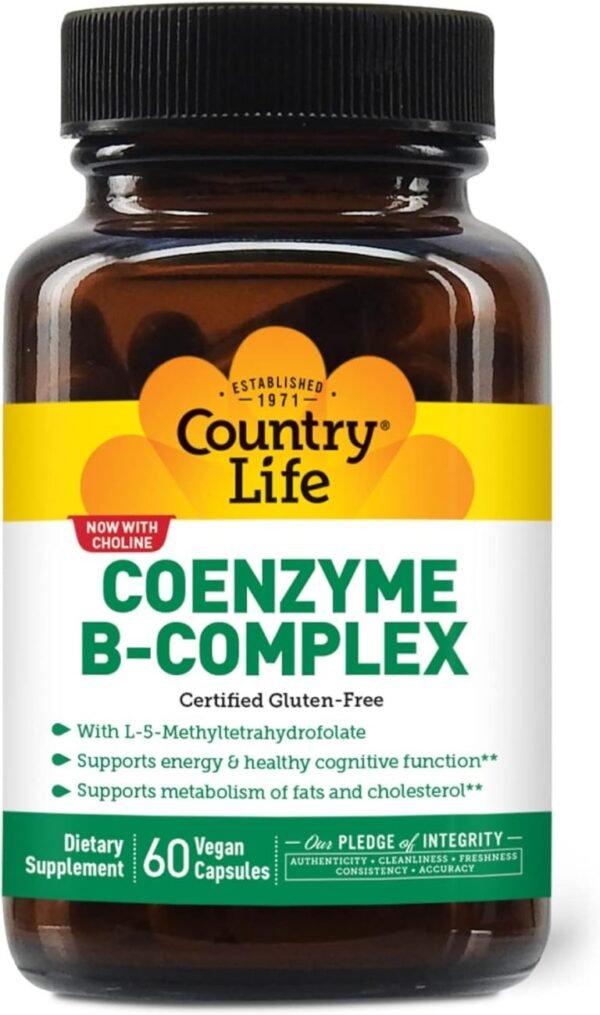 Country Life Co Enzyme B Complex 60 Caps