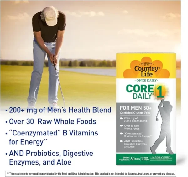 Country Life Core Daily-1?® For Men 50+ Multivitamin