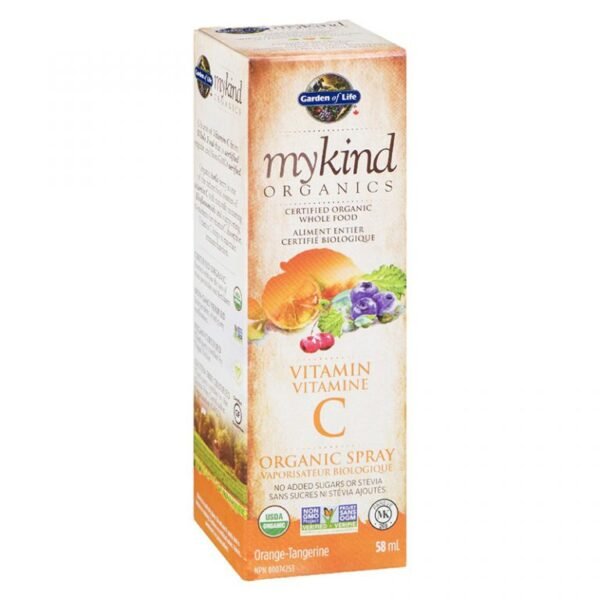 Garden Of Life Mykind Org Vit C Spray – Orange Tangerine 58Ml