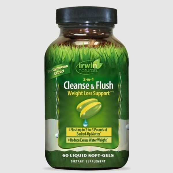 Irwin 2-In-1 Cleanse & Flush Weight Loss Support 60 Sfgls