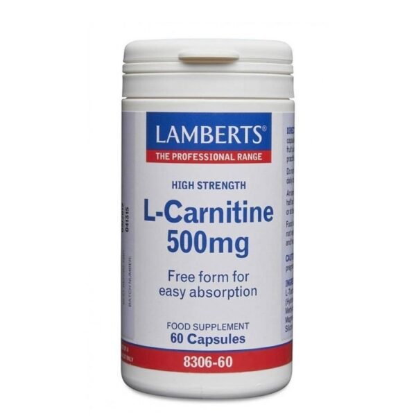 Lamberts L-Carnitine 500Mg 60S