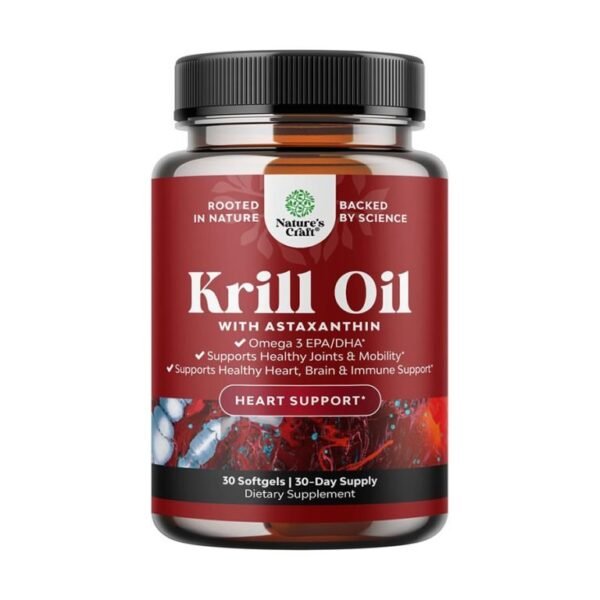 Nature’S Craft Krill Oil 30Sftgls