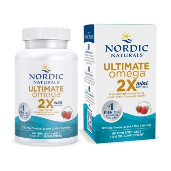 Nordic Naturals Ultimate Omega 2X Mini 1120Mg 60Sftgls