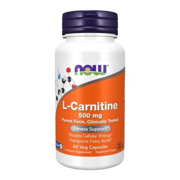 Now L-Carnitine 500Mg 60 Veg Caps