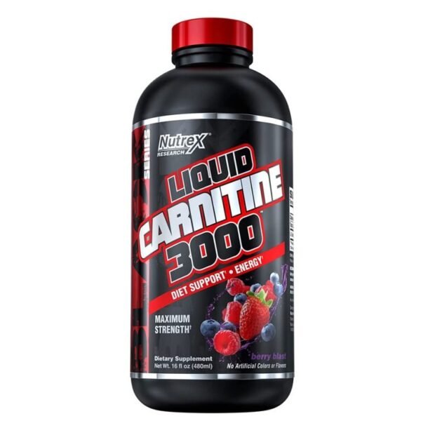 Nutrex Liquid Carnitine 3000 Berry Blast 480Ml #Nut5410
