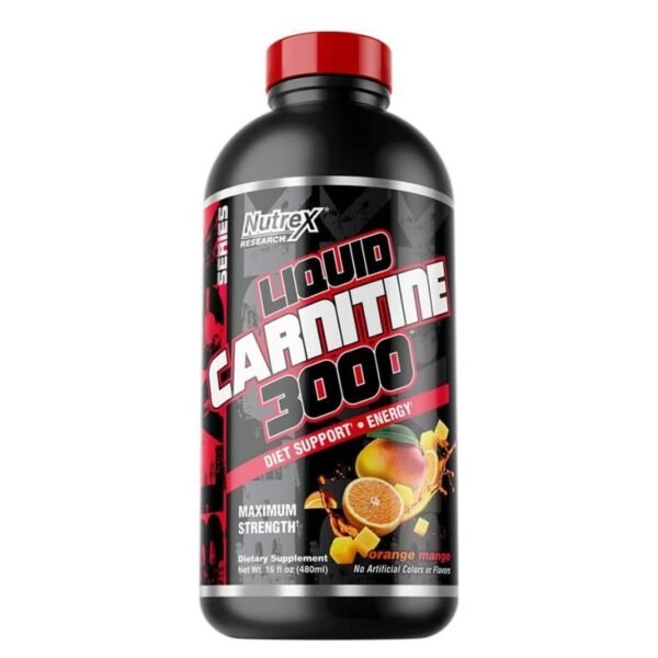 Nutrex Liquid Carnitine 3000 Orange Mango 480Ml #Nut5258