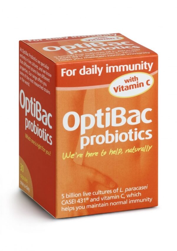 Optibac Probiotics Daily Immunity/Vitamin C 5 Billion 30S