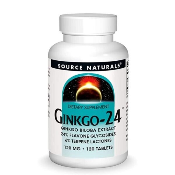 Source Naturals Ginkgo-24 120Mg 60Tabs #Sn0079