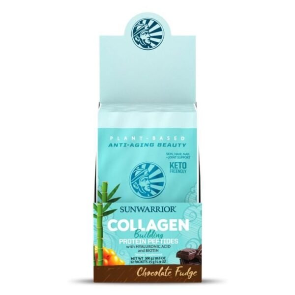Sunwarrior Collagen Building Prot Peptides Choc Fudge 25G