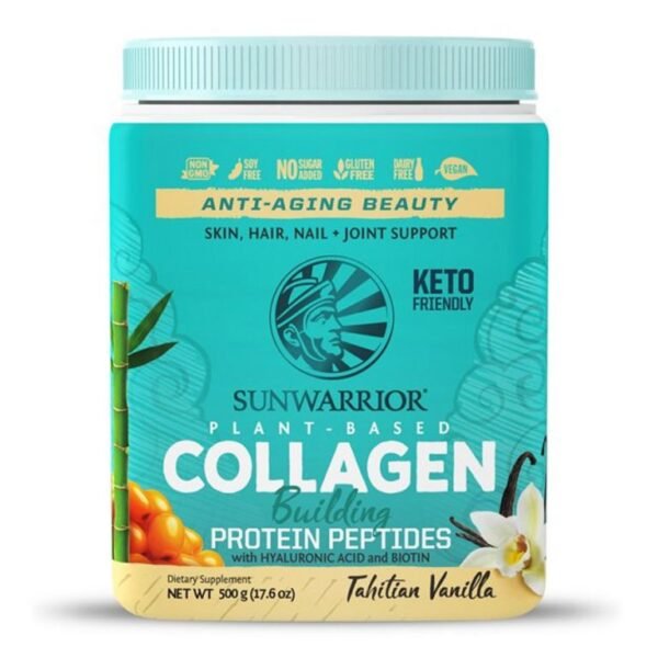 Sunwarrior Collagen Building Prot Peptides Tahitian Vanilla 500G