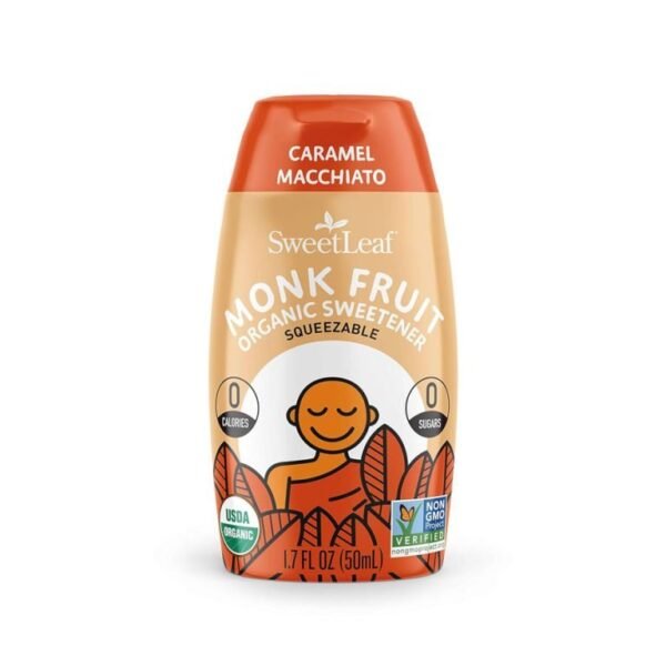 Sweetleaf Org Monk Fruit Caramel Sweet Drops 50Ml #Mf50-Cm