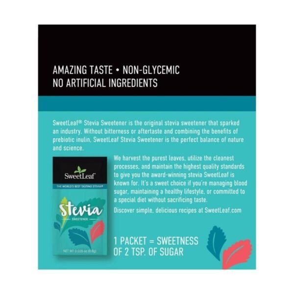 Sweetleaf Org Stevia Sweetener 28.3G #Swpl35-Org