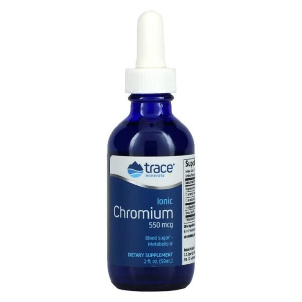 Trace Minerals Liquid Ionic Chromium 550 Mcg (2Fl) 59Ml