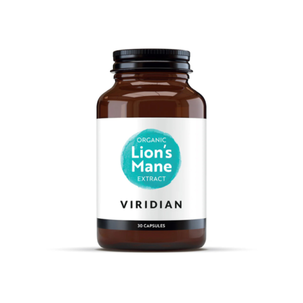 Viridian Lion’S Mane Extract 400Mg Vcaps 30’S