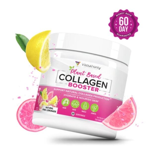 Vitauthority Collagen B00Ster Natural P/Lemonade Vegan 30Svs 162G