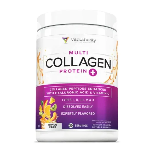 Vitauthority Multi Collagen Protein Tropical + Punch 30Svs 282G