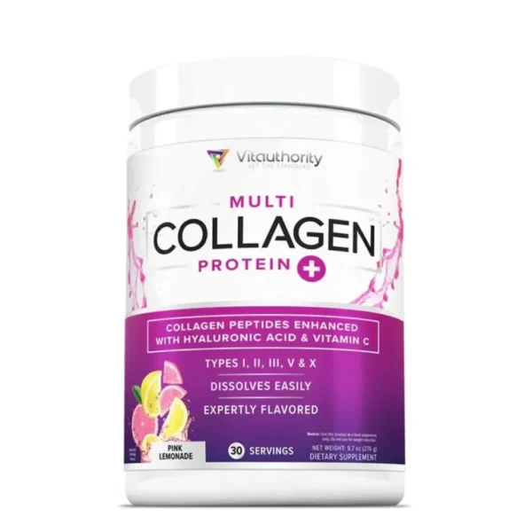 Vitauthority Multi Collagen Protein + Pink Lemonade 30Svs 276G