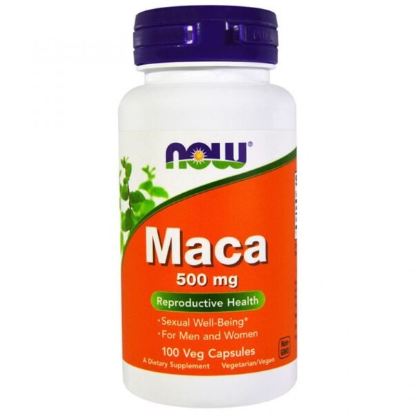 Now Maca 500Mg 100Caps